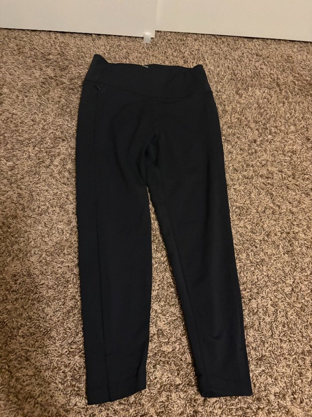 Public Rec Leggings Women's Size 30 X 24 Solid Black Ankle Length Nylon Blend